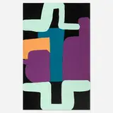 Sadie Benning, Untitled (Telephone Drawing), 2015, aqua-resin, casein and gouache on MDF
