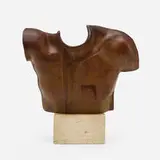 Igor Mitoraj, Hélios, 1988, cast bronze, limestone