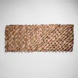 Neda Al-Hilali, Untitled, 1979, painted and woven paper wall relief