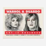 Richard Duardo, Duardo and Warhol, 1999, screenprint in colors