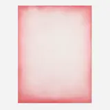 Thomas Wachholz, RED 0/100/100/0, 2014, solvent inkjet print and alcohol on canvas