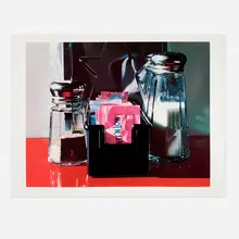 Ralph Goings, Sweet 'n Low, 1980, offset lithograph in colors