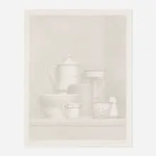 William H. Bailey, Still Life No. 6 (first state), 1982, lithograph