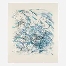 Louisa Chase, Water, 1984, etching and aquatint in colors