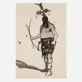 Fritz Scholder, Apache Night Dancer (second state), 1974, lithograph