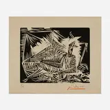 Pigeonneau (from the 40 dessins de Picasso en marge du Buffon series) by Pablo Picasso, 1939, linocut, sold Mar 2024