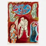André Masson, Don Giovanni (from the Metropolitan Opera Fine Art portfolio), 1978, lithograph in colors