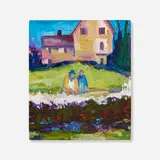Joseph Barrett, Old Garden: Buckingham Township, oil on canvas