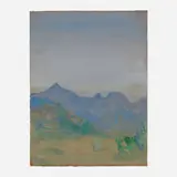 Arthur Bowen Davies, Mountain Landscape, watercolor on paper