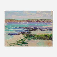 Harry Leslie Hoffman, On Darwin Island, Galapagos Islands, 1924, oil on board