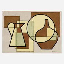 Richard Peter Hoffman, Trio, 1960, gouache and graphite on paper