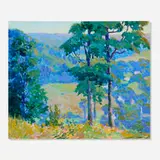 Carl Nordstrom, Summertime, Vermont, oil on canvas