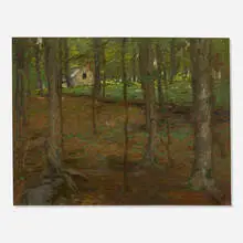 Eugene Speicher, Lake Superior, Ohio, oil on panel