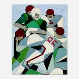 Charles Biederman, Untitled (Football Players)