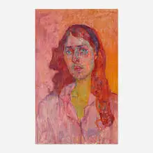 Joseph Solman, Nancy, oil on canvas