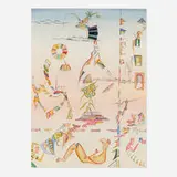 Richard C. Hagerty, Chac-Mool, 1980, watercolor on paper