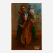 Springtime by Franklin "Watty" Watkins, 1894, oil on canvas, sold Feb 2024
