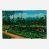 Camille Bombois, Untitled (Fishing at a Park)