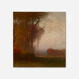 Samuel Colman, Autumn Landscape, oil on canvas