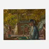 Gerrit Sinclair, Saugatuck, Michigan, oil on Masonite