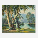 Paul Grimm, Fertile Spaces (San Diego County), oil on board