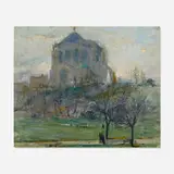 Guy Carleton Wiggins, Cathedral of St. John the Divine, New York, c. 1913, oil on canvas