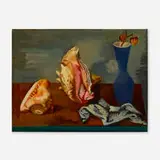 Jan Matulka, Still Life with Shells and Blue Vase