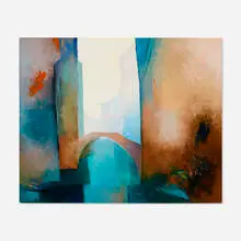 Claude Gaveau, Untitled (Venetian Scene), oil on canvas