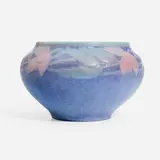 Henrietta Bailey for Newcomb College Pottery, Vase with stylized clematis