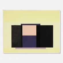 Sewell Sillman, Untitled (III), 1961, oil on Masonite