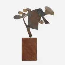 Sidney Gordin, Untitled, 1962, mixed metals, wood