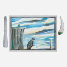 Cheryl Laemmle, Birch, 1982, oil on canvas, oil on Masonite