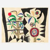 Genaro de Carvalho, Untitled (Tapestry), hand-woven wool