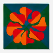 Paul Reed, #31, 1963, acrylic on canvas in artist-made frame