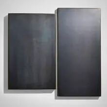 Julia Mangold, O.T. 2.1.01, 2001, steel in two parts
