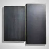 Julia Mangold, O.T. 2.1.01, 2001, steel in two parts