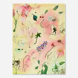 Brianna Lance, Plant Life, 2023, watercolor on canvas
