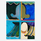 Cindy Ji Hye Kim, Untitled, 2017, oil and acrylic on panel