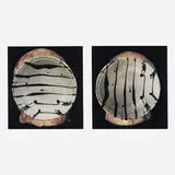 Sterling Ruby, Plate 1 + 2 (diptych)