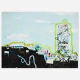 Lisa Sanditz, Sky Signs, 2006, acrylic on canvas