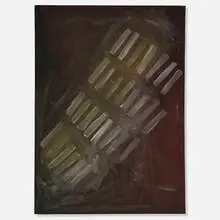 Yvonne Thomas, The exit, 1963, oil on canvas