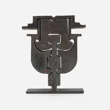 Untitled by Mark di Suvero, 1972, torch-cut steel, sold Feb 2025