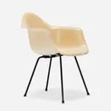 DAX by Charles and Ray Eames, 1950, molded fiberglass, steel, rubber, plastic, sold Feb 2025