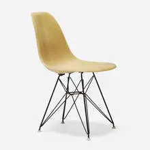 Charles and Ray Eames, DSR, molded fiberglass, enameled steel