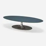 Modernist, Coffee table, c. 1965, aluminum, laminate, lacquered wood