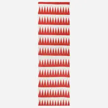 Palio fabric by Alexander Girard, screenprint in colors on linen, sold Feb 2025