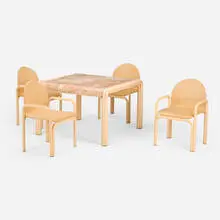Gae Aulenti, Dining suite, 1975, enameled steel, marble, leather upholstery