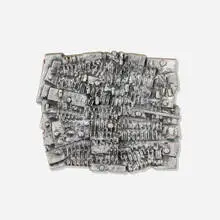 Don Drumm, Untitled (Wall hanging), cast aluminum