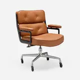 Charles and Ray Eames, Time Life Executive chair, leather, aluminum, enameled aluminum