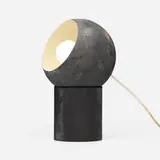 Modern, Table lamp, c. 1975, painted and enameled steel